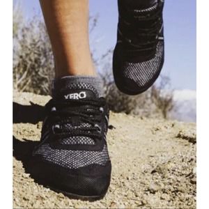 XERO SHOES Women's Terra Flex Minimalist Trail Hiking Black Sneakers Size 7 NEW